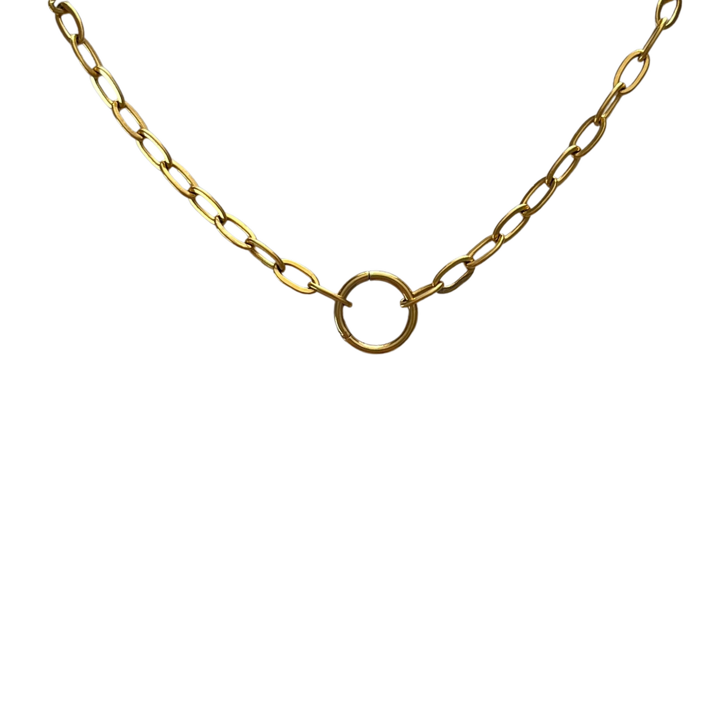 Arabella Charm Starter Necklace Combo with 2 Charms, Clip Open Loop, Tarnish Proof