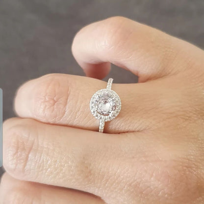 Sterling silvercubic zirconia stones cz solitaire ring for women and teenagers